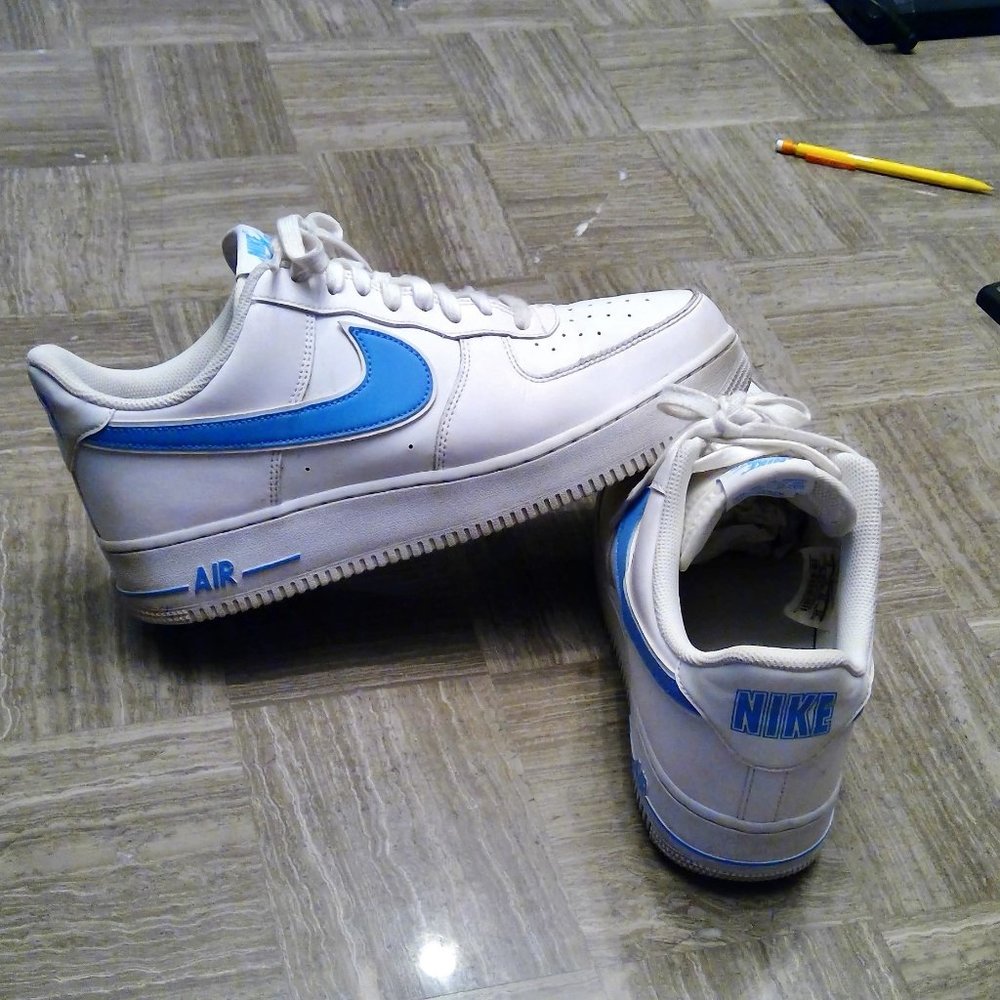 Nike Air Force 1 Low-- White University Blue